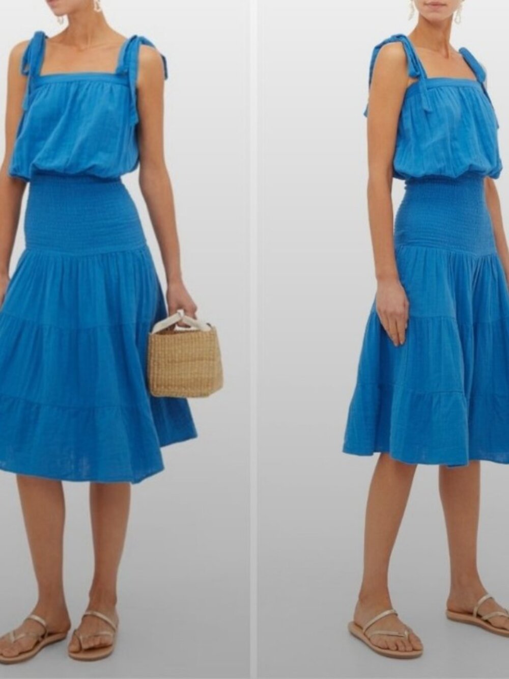 NEW RHODE Micah cotton dress XS
